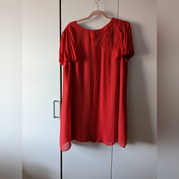 Monsoon Red Dress Size 20 - Picture 2 of 11